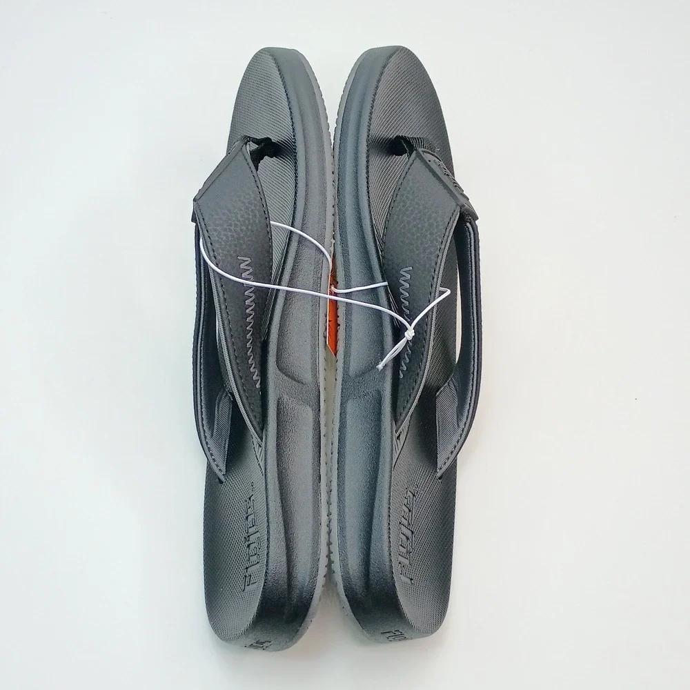 Flojos Flip Flop Men Size 8 Black Synthetic Thong Sandals